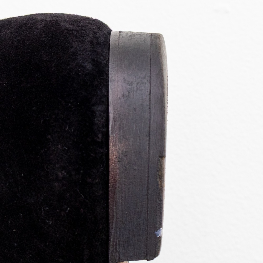 Brooks Brothers x Peal & Co. Black Velvet Smoking Slippers Size US 10.5 D - Picture 12 of 14